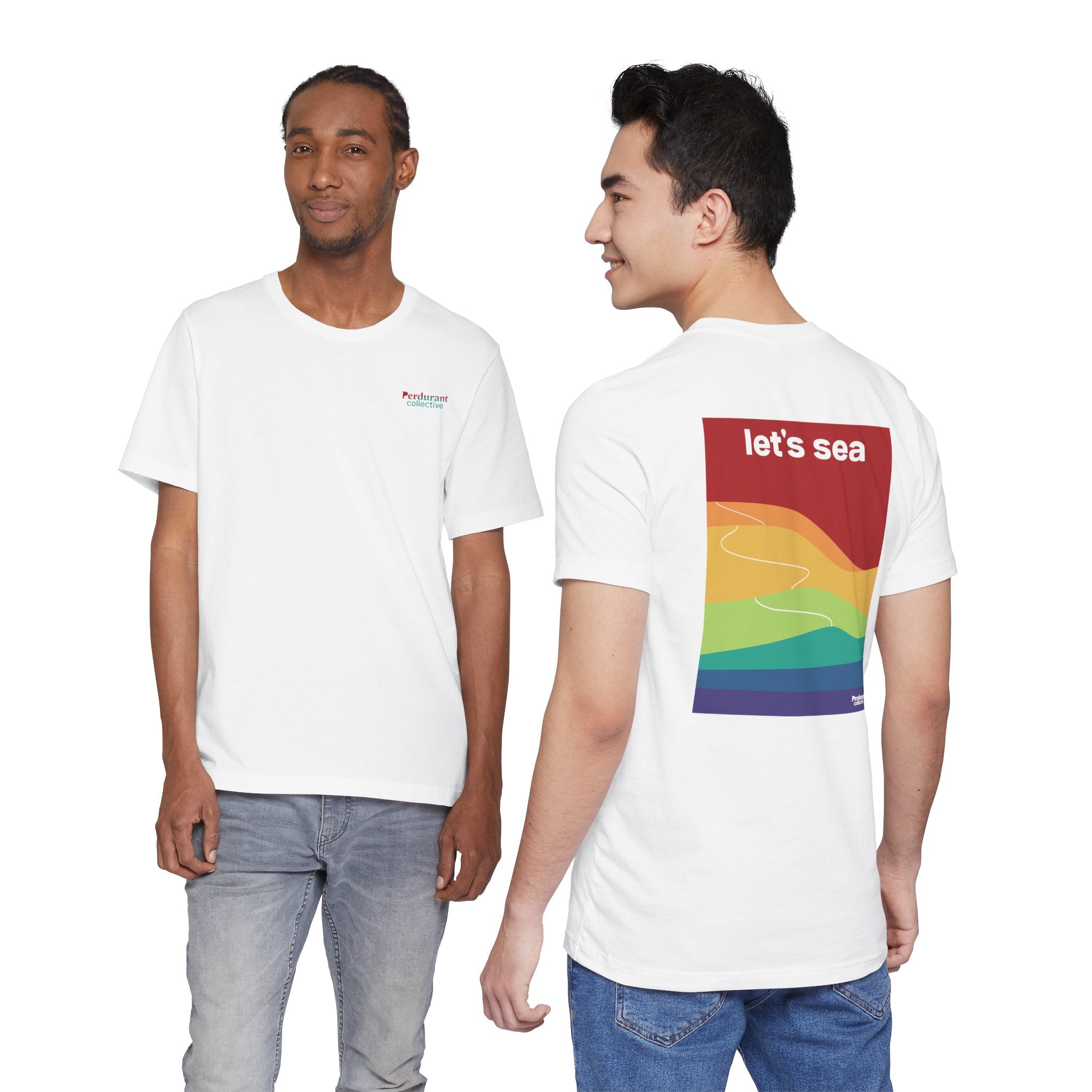 Perdurant Collective Let's Sea Trail T-Shirt - Light Graphic Summer Adventure Tee
