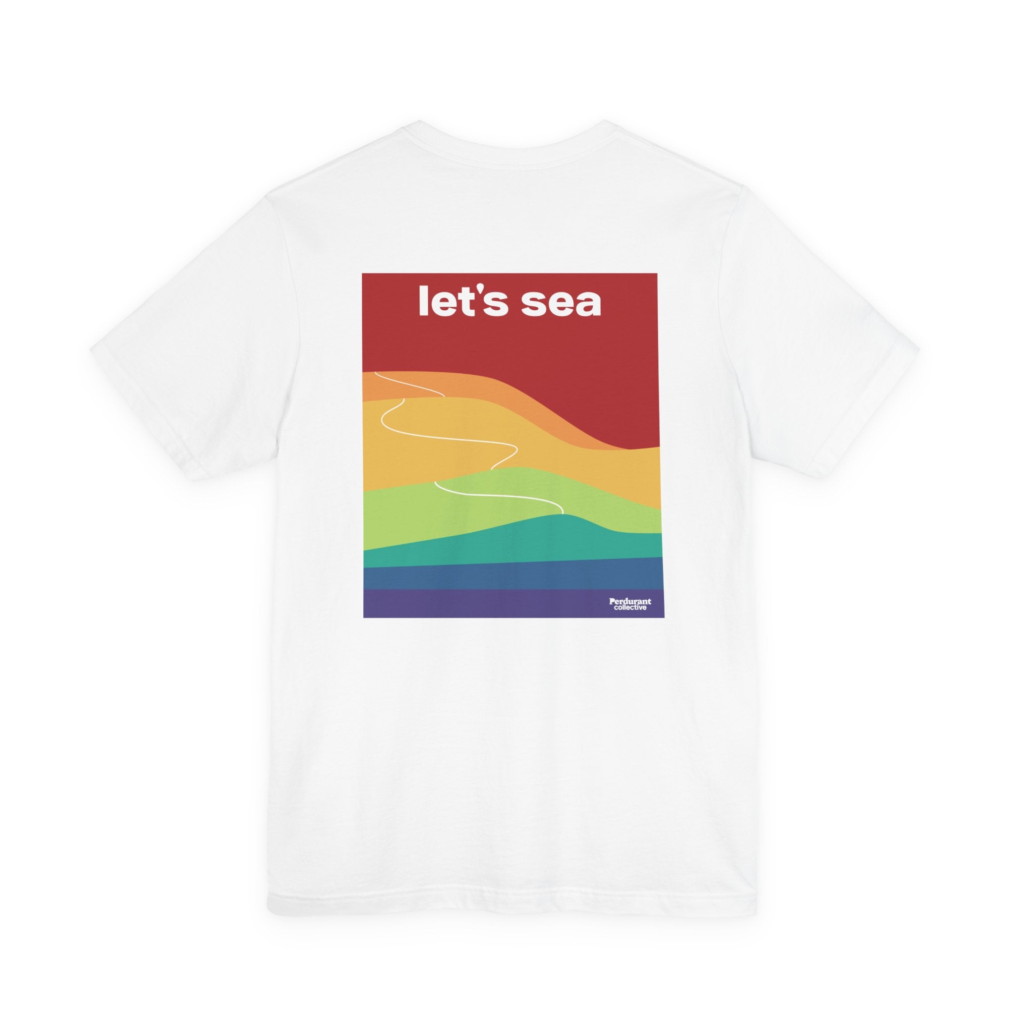 Perdurant Collective Let's Sea Trail T-Shirt - Light Graphic Summer Adventure Tee
