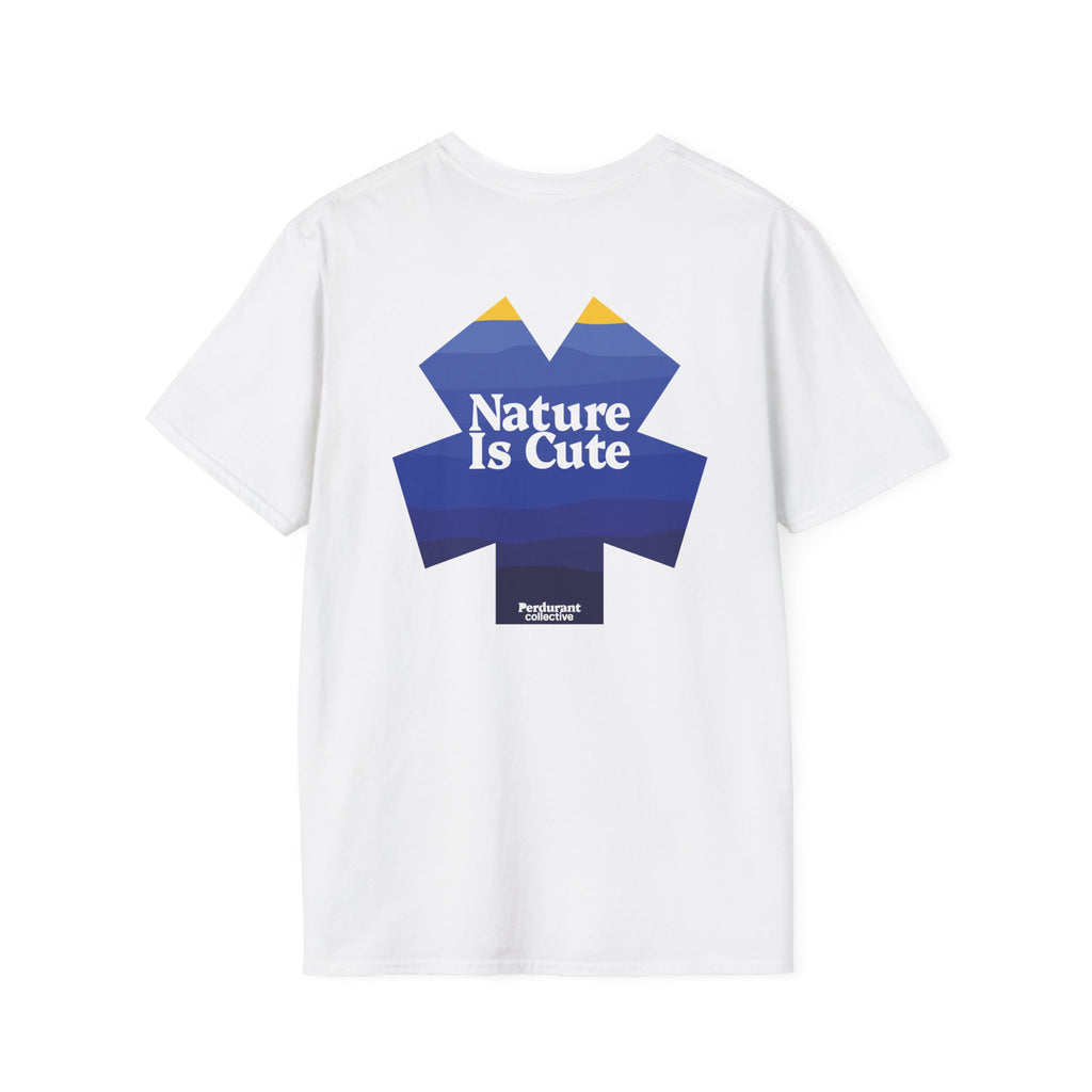 Perdurant Collective Nature Is Cute Hiking T-Shirt - Unisex Cotton Outdoors Tee