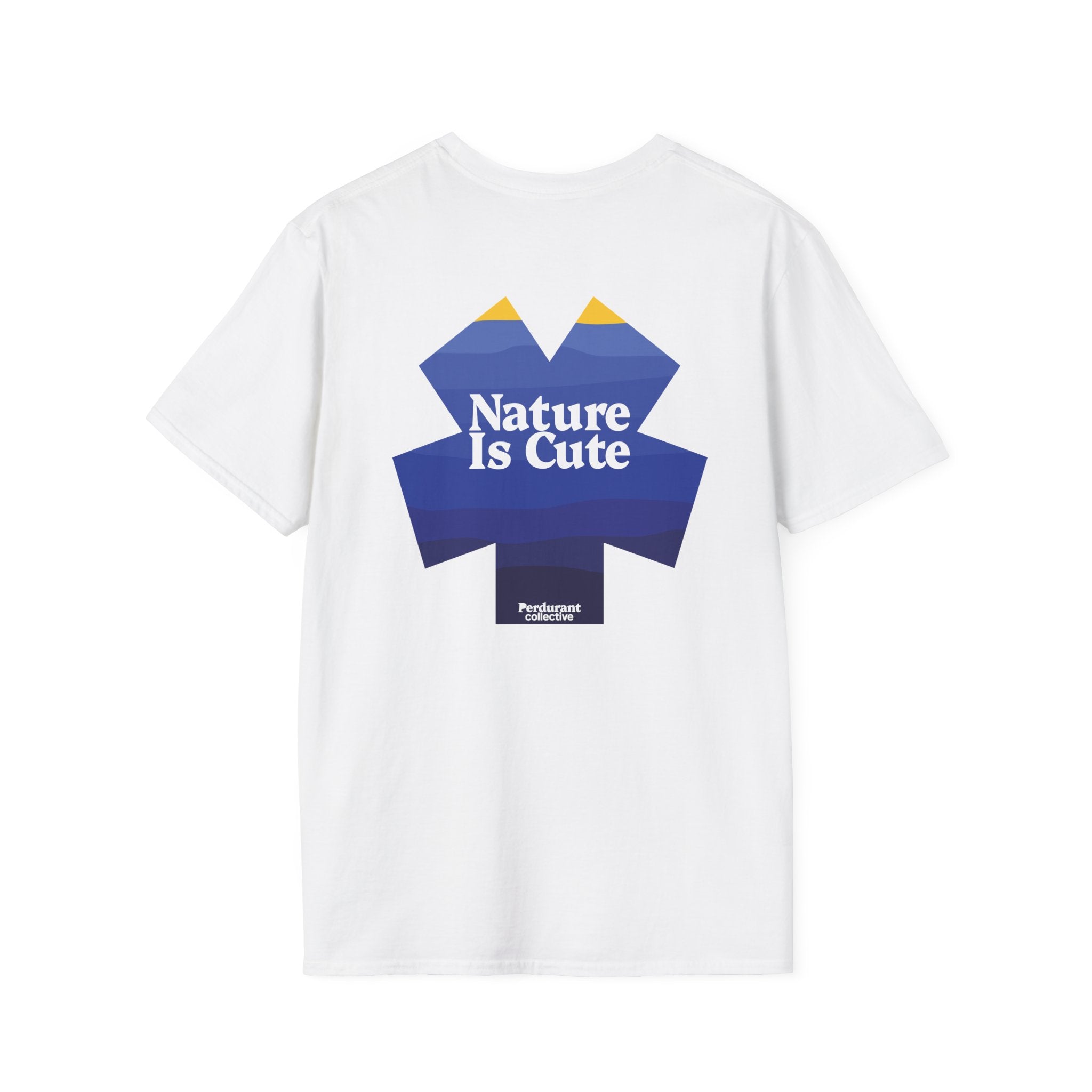 Perdurant Collective Nature Is Cute Hiking T-Shirt - Unisex Cotton Outdoors Tee