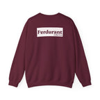 Perdurant Collective Logo Sweatshirt - Dark Minimal Unisex Graphic Crewneck