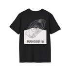 Kilimanjaro Topographic T-Shirt - Dark Unisex Mountain Relief Tee