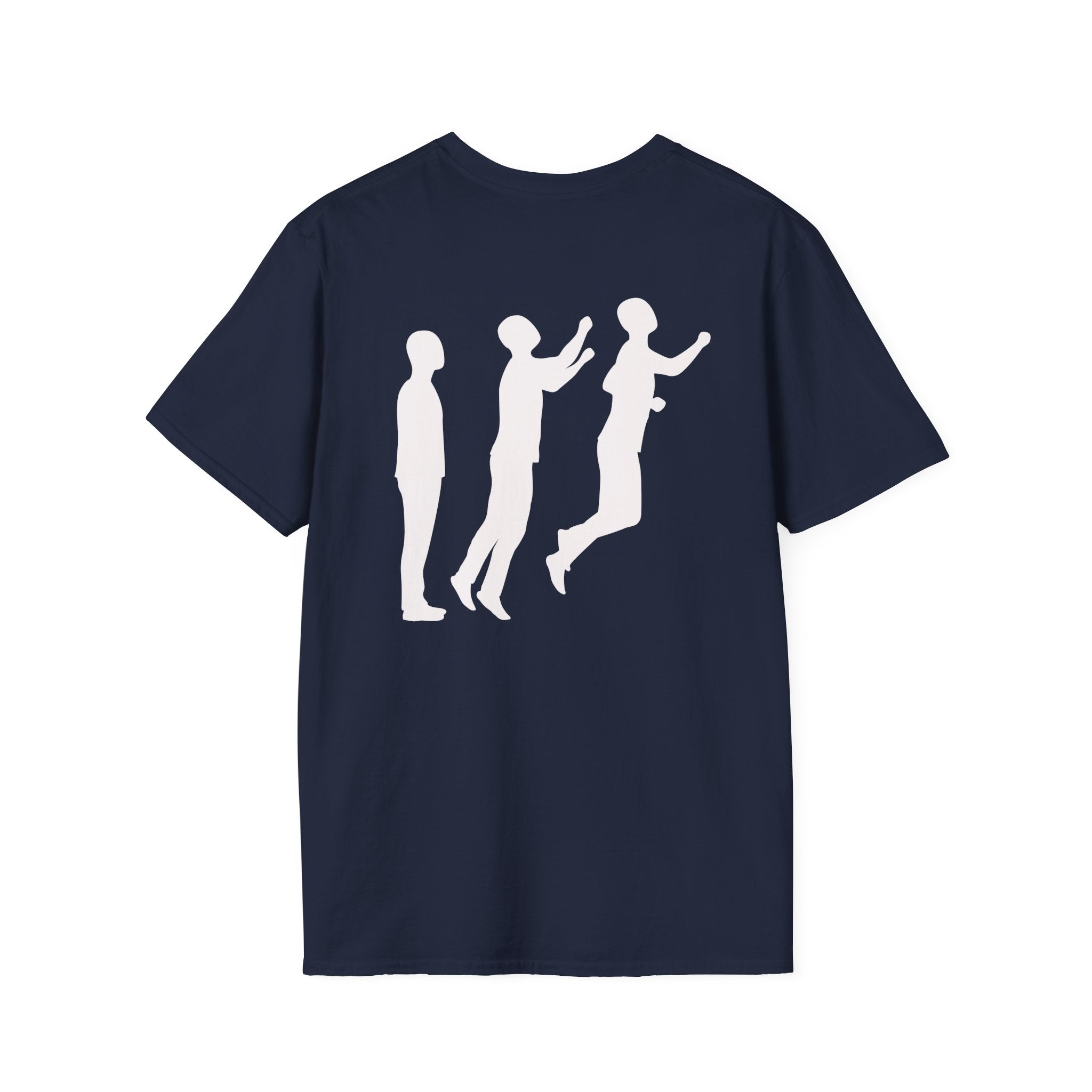 Perdurant Collective Reversed Logo T-Shirt - Dark Minimal Unisex Graphic Tee