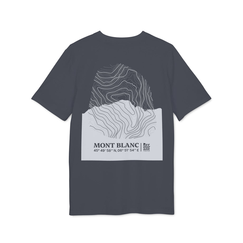 Mont Blanc Relief - the Classic Dark Unisex T-Shirt