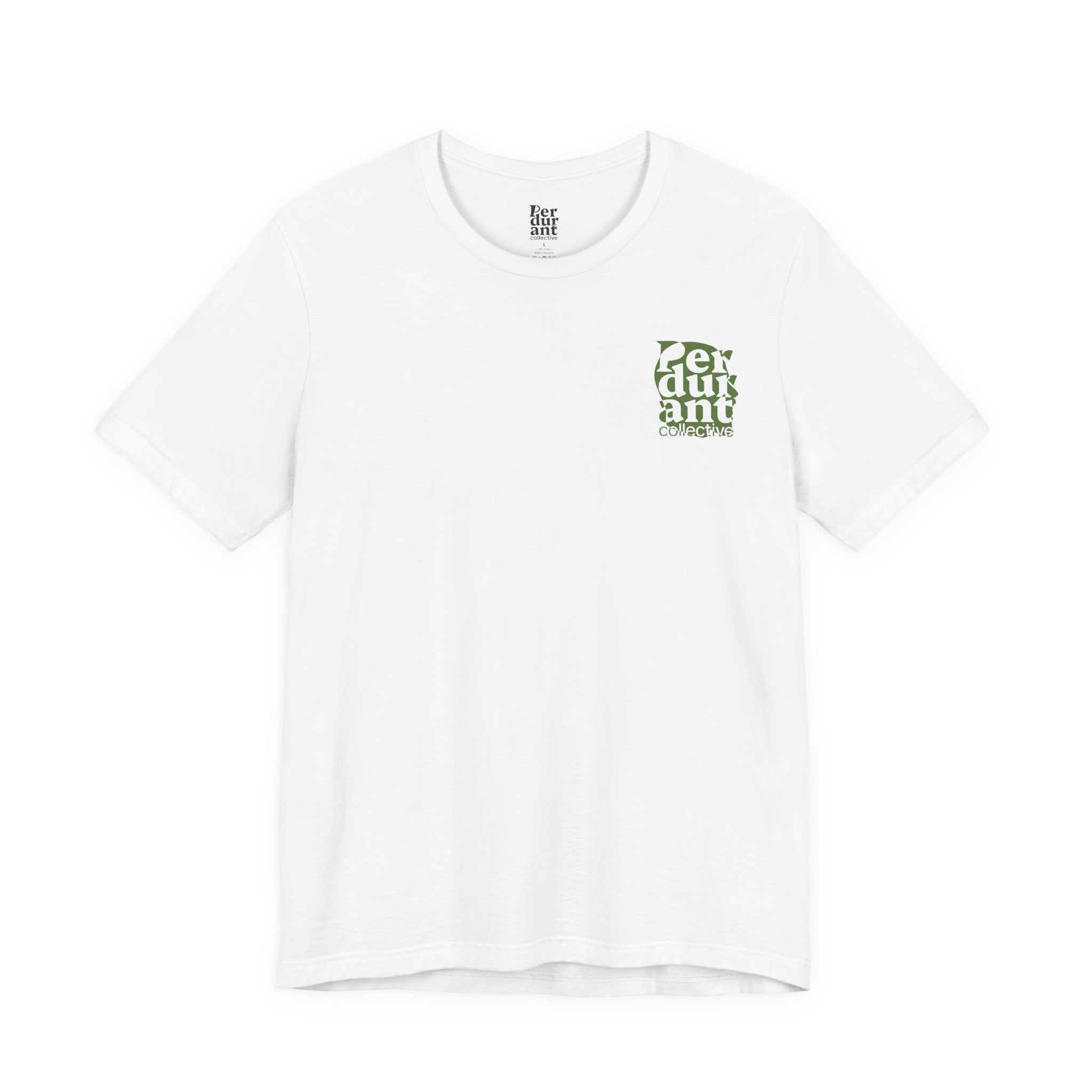 Nate Explores x Perdurant Collective Logo T-Shirt - Light Unisex Adventure & Outdoors Graphic Tee