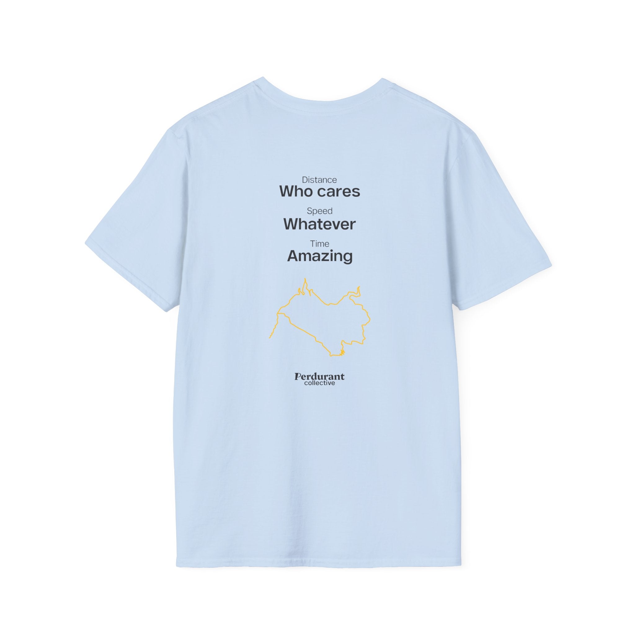 Perdurant Collective Running Statistics T-Shirt - Unisex Graphic Marathon Tee