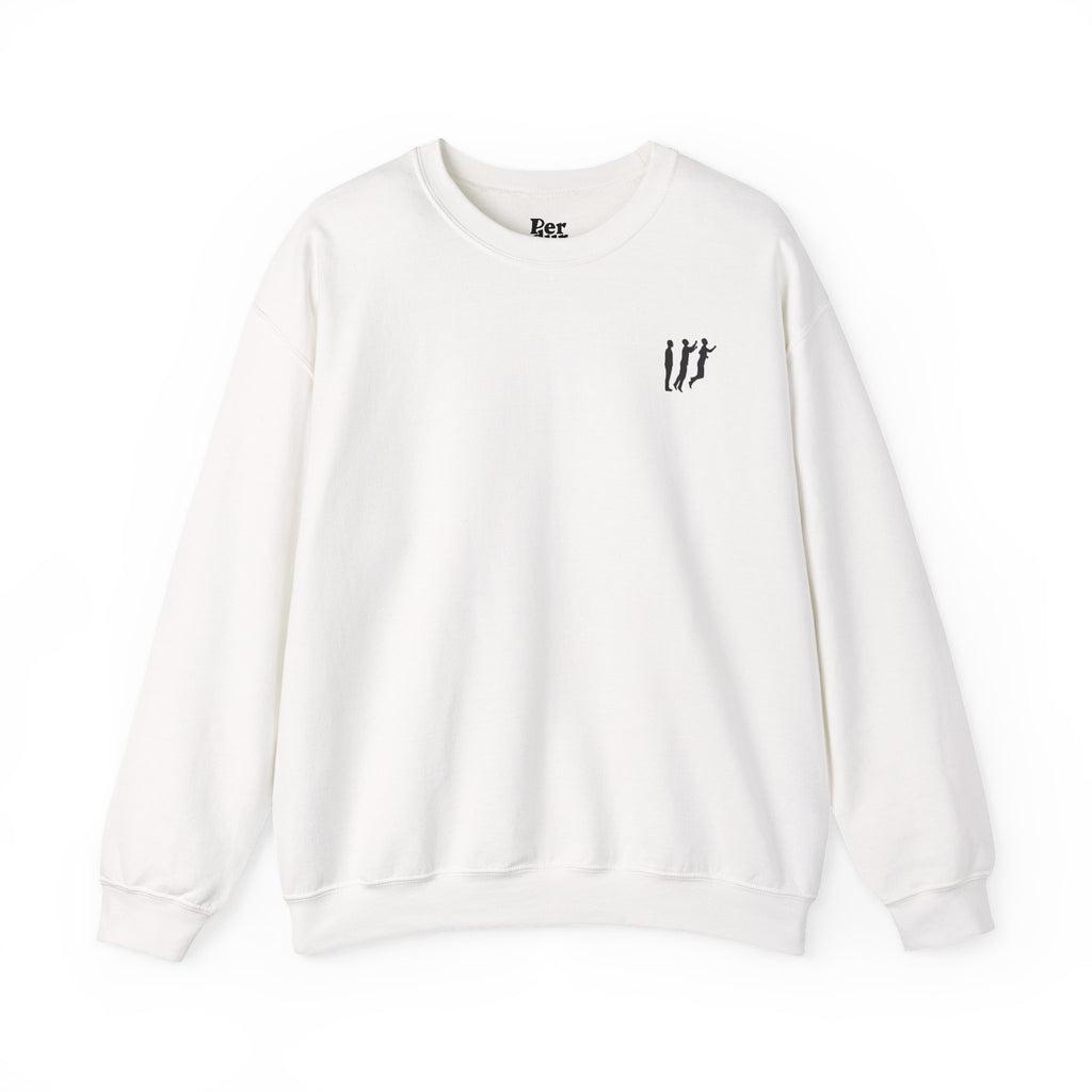Perdurant Collective Logo Sweatshirt - Light Minimal Unisex Graphic Crewneck