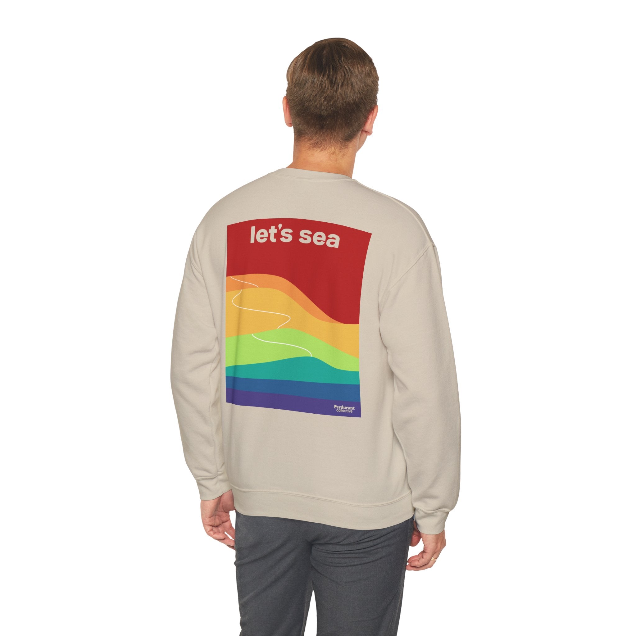 Perdurant Collective Let's Sea Trail Sweatshirt - Graphic Summer