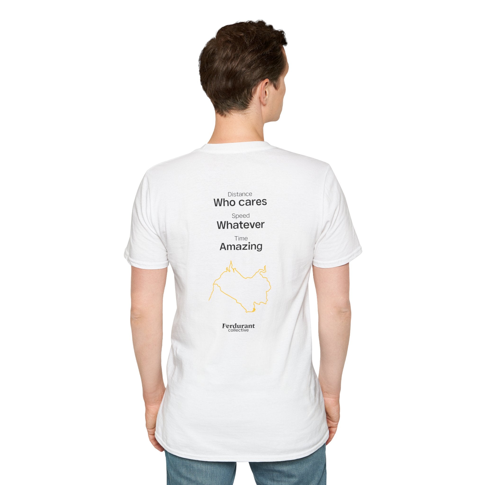 Perdurant Collective Running Statistics T-Shirt - Unisex Graphic Marathon Tee