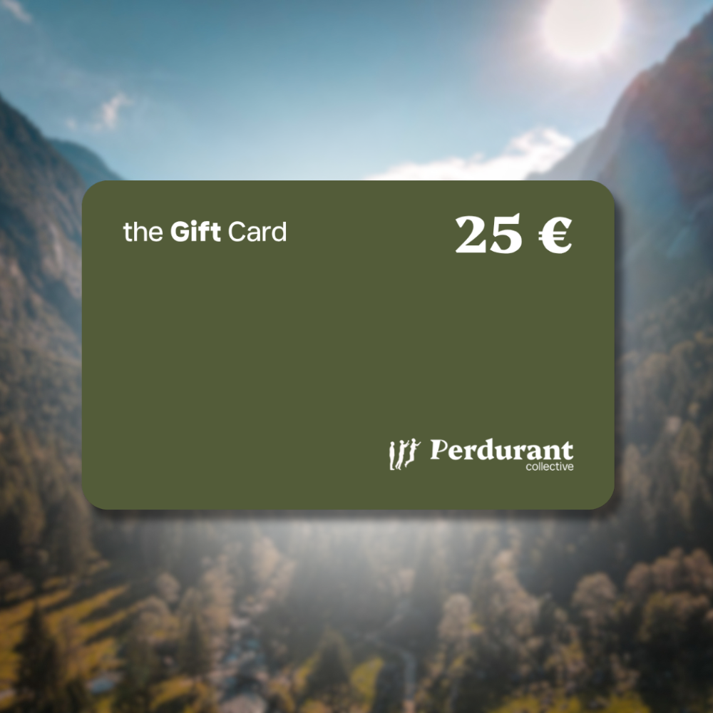 la carte-cadeau du Collectif Perdurant de 25 €