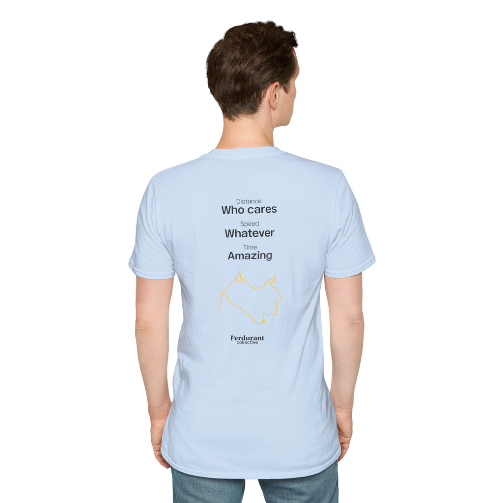 Perdurant Collective Running Statistics T-Shirt - Unisex Graphic Marathon Tee