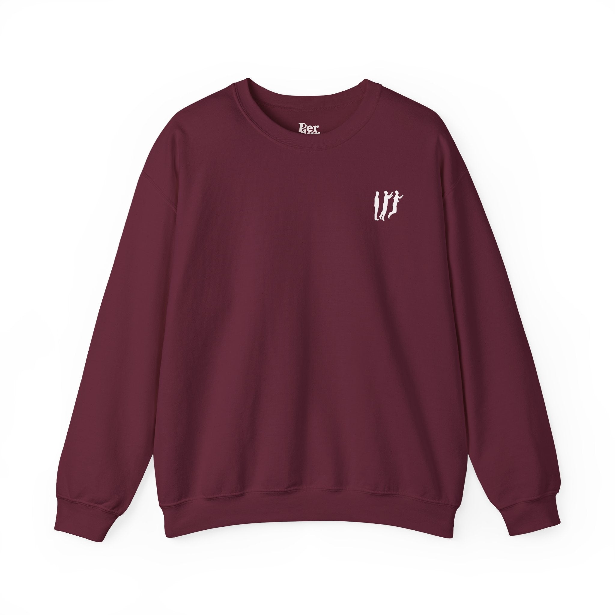 Perdurant Collective Logo Sweatshirt - Dark Minimal Unisex Graphic Crewneck