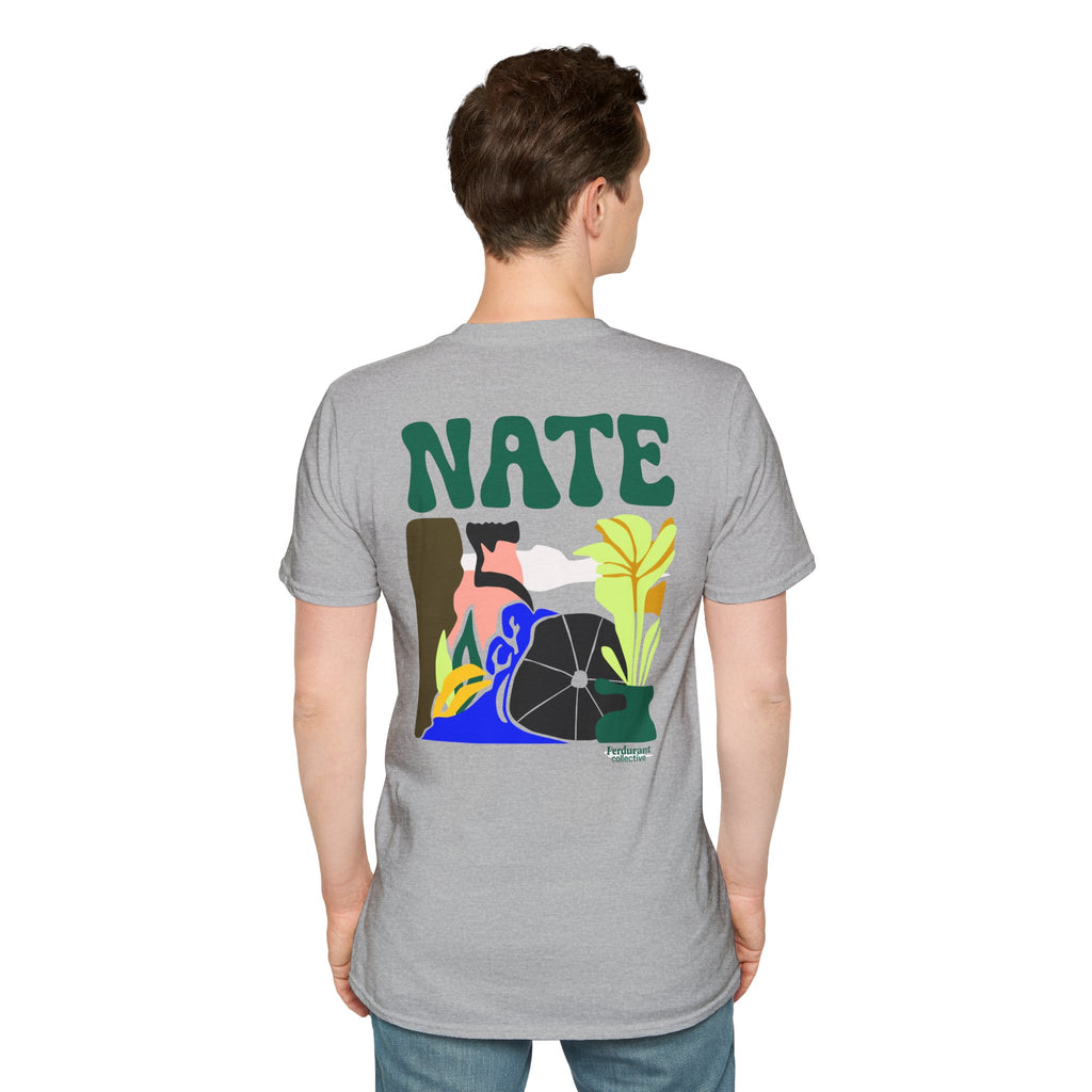 Nate Explores x Perdurant Collective T-Shirt - Unisex Flowers & Nature Graphic Tee