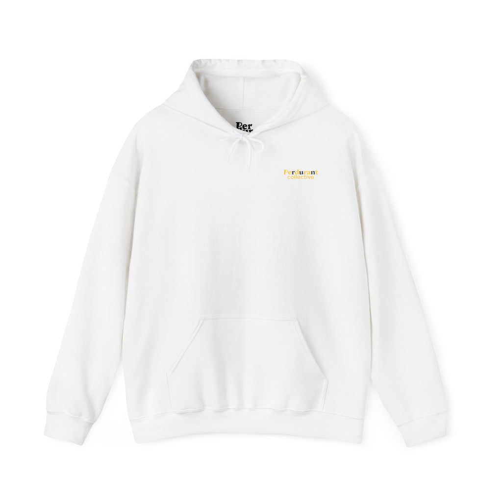 Perdurant Collective RUN RUN RUN Hoodie - Light Athletic Unisex Graphic Pullover for Runners