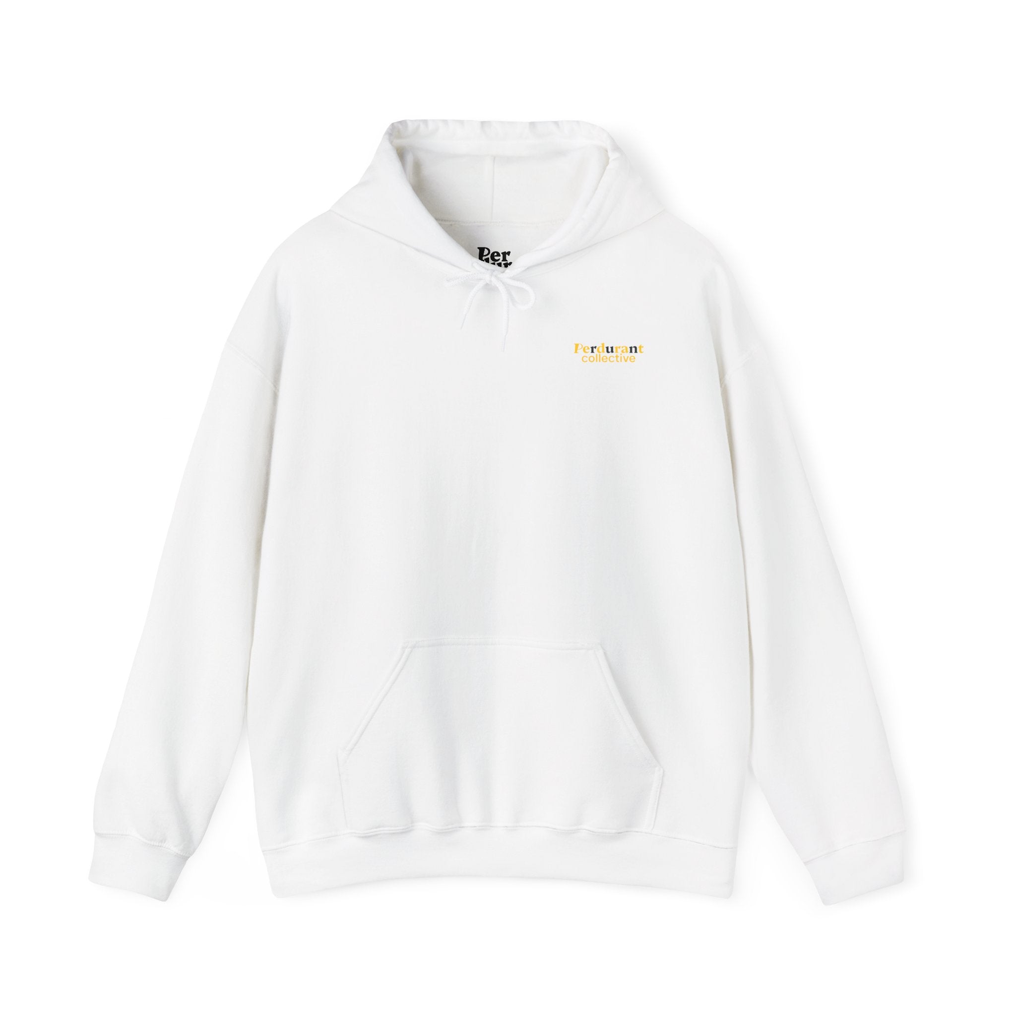 Perdurant Collective RUN RUN RUN Hoodie - Light Athletic Unisex Graphic Pullover for Runners
