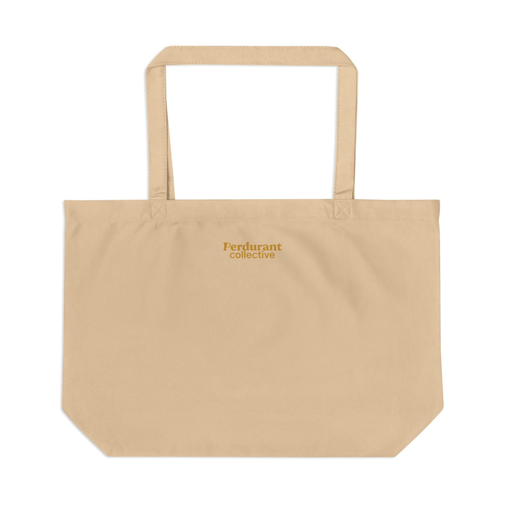 Perdurant Collective Let's Trail Eco Tote - Retro Beach Trail Tote Bag