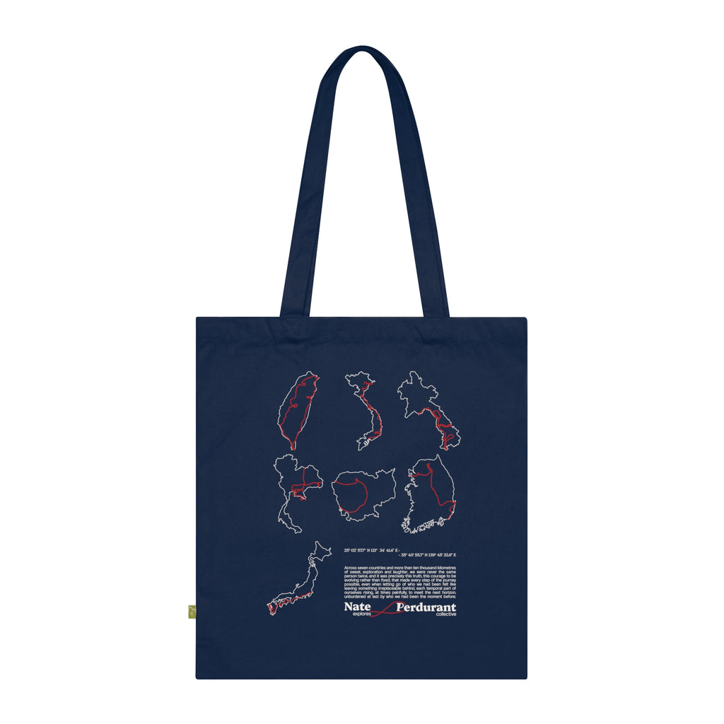 Nate Explores x Perdurant Collective Tote Bag - Unisex Lifestyle Graphic Tote