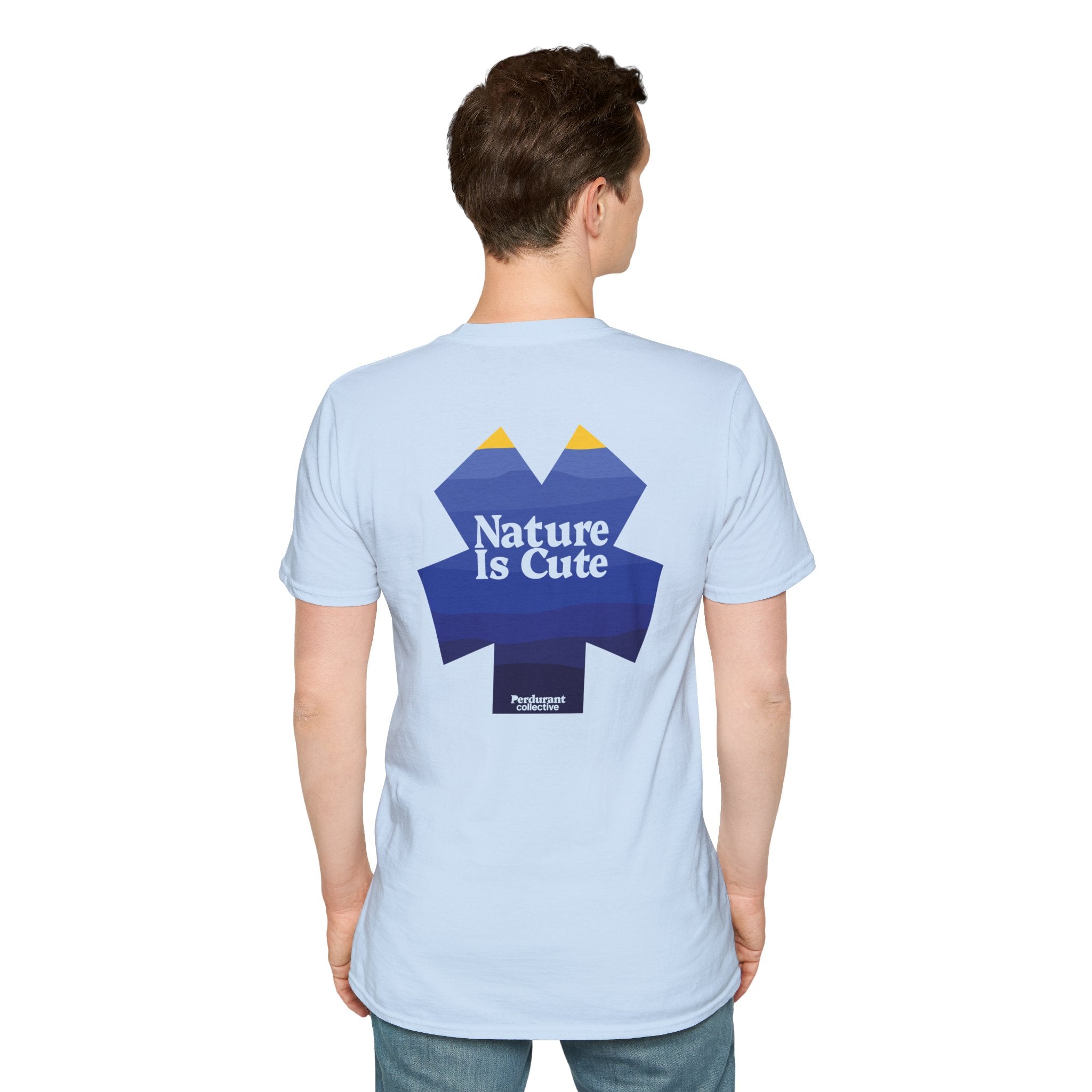 Perdurant Collective Nature Is Cute Hiking T-Shirt - Unisex Cotton Outdoors Tee
