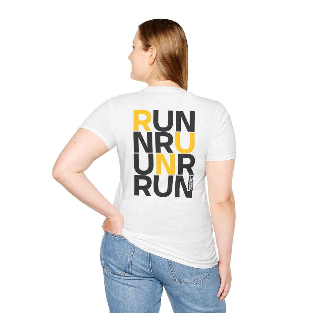 Perdurant Collective RUN RUN RUN T-Shirt - Light Unisex Graphic Running Tee