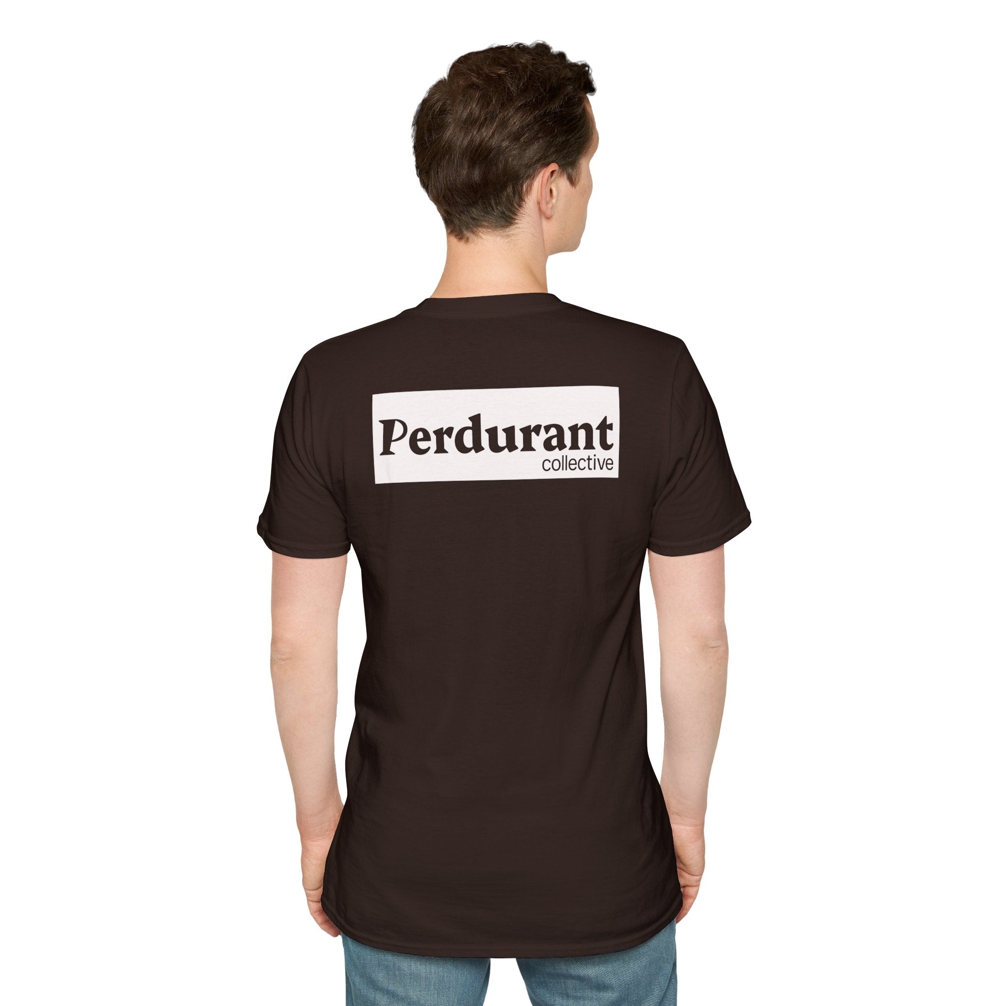 Perdurant Collective Logo T-Shirt - Dark Minimal Unisex Graphic Tee