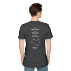 Perdurant Collective Running Statistics T-Shirt - Dark Unisex Graphic Marathon Tee