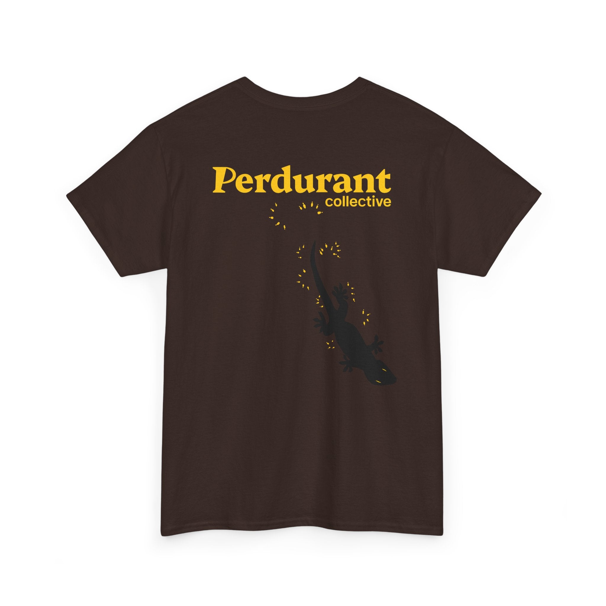 Perdurant Collective Footprint T-Shirt - Dark Minimal Unisex Graphic Tee