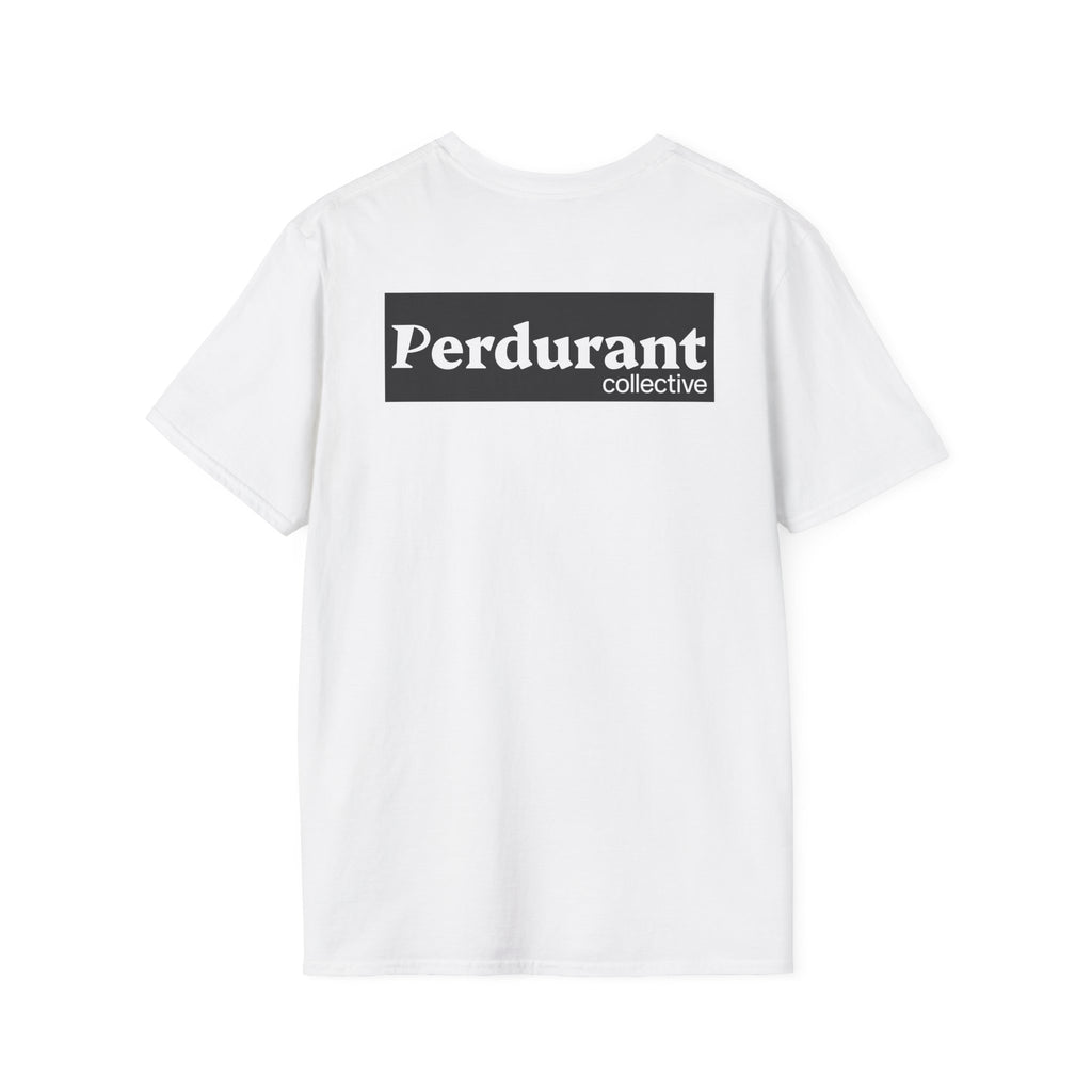 Perdurant Collective Logo T-Shirt - Light Minimal Unisex Graphic Tee
