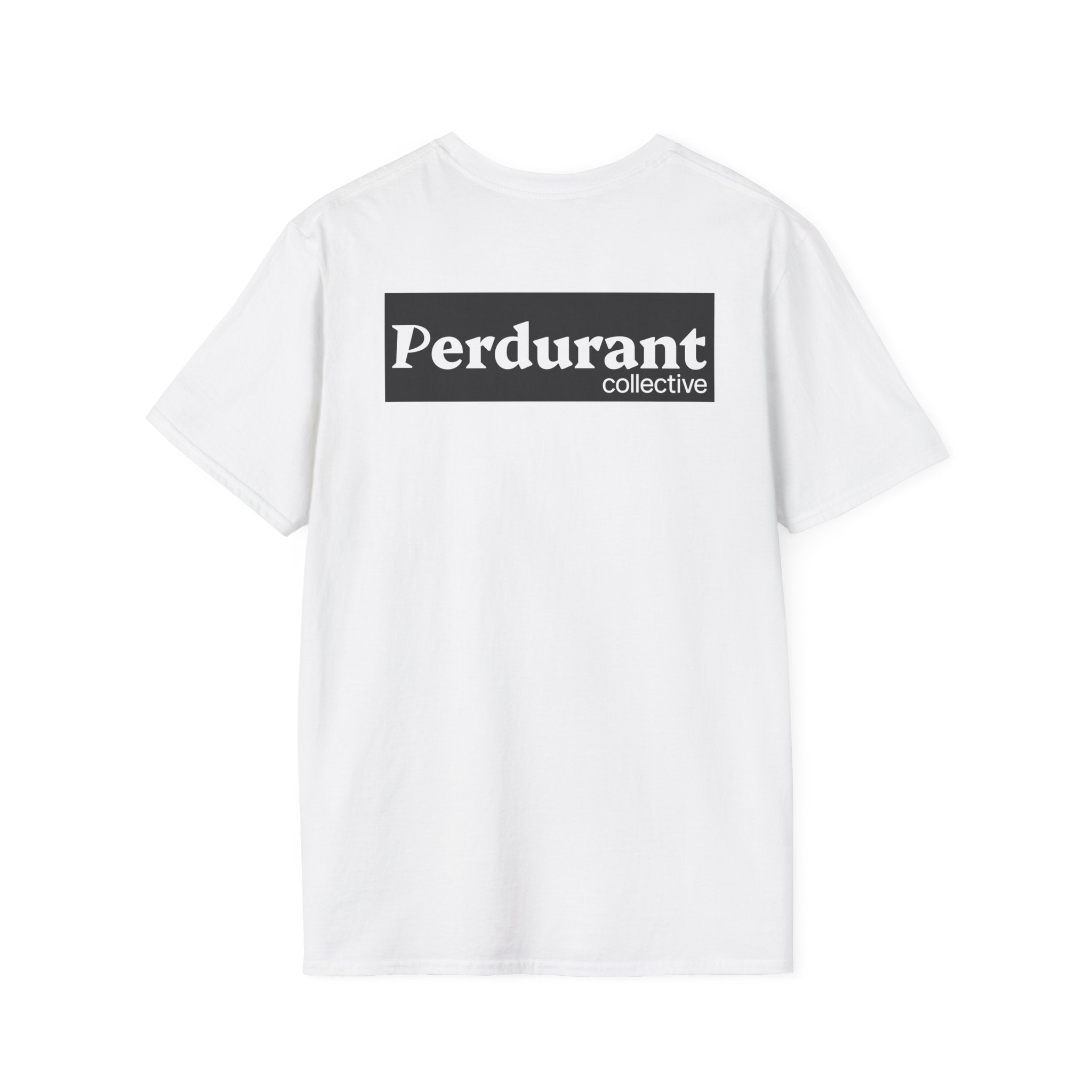 Perdurant Collective Logo T-Shirt - Light Minimal Unisex Graphic Tee