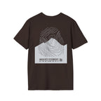 Mount Everest Topographic T-Shirt - Dark Unisex Mountain Relief Tee