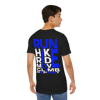 Perdurant Collective RUN HIKE RIDE MOVE CLIMB REPEAT T-Shirt - Dark Unisex Sports Graphic Tee