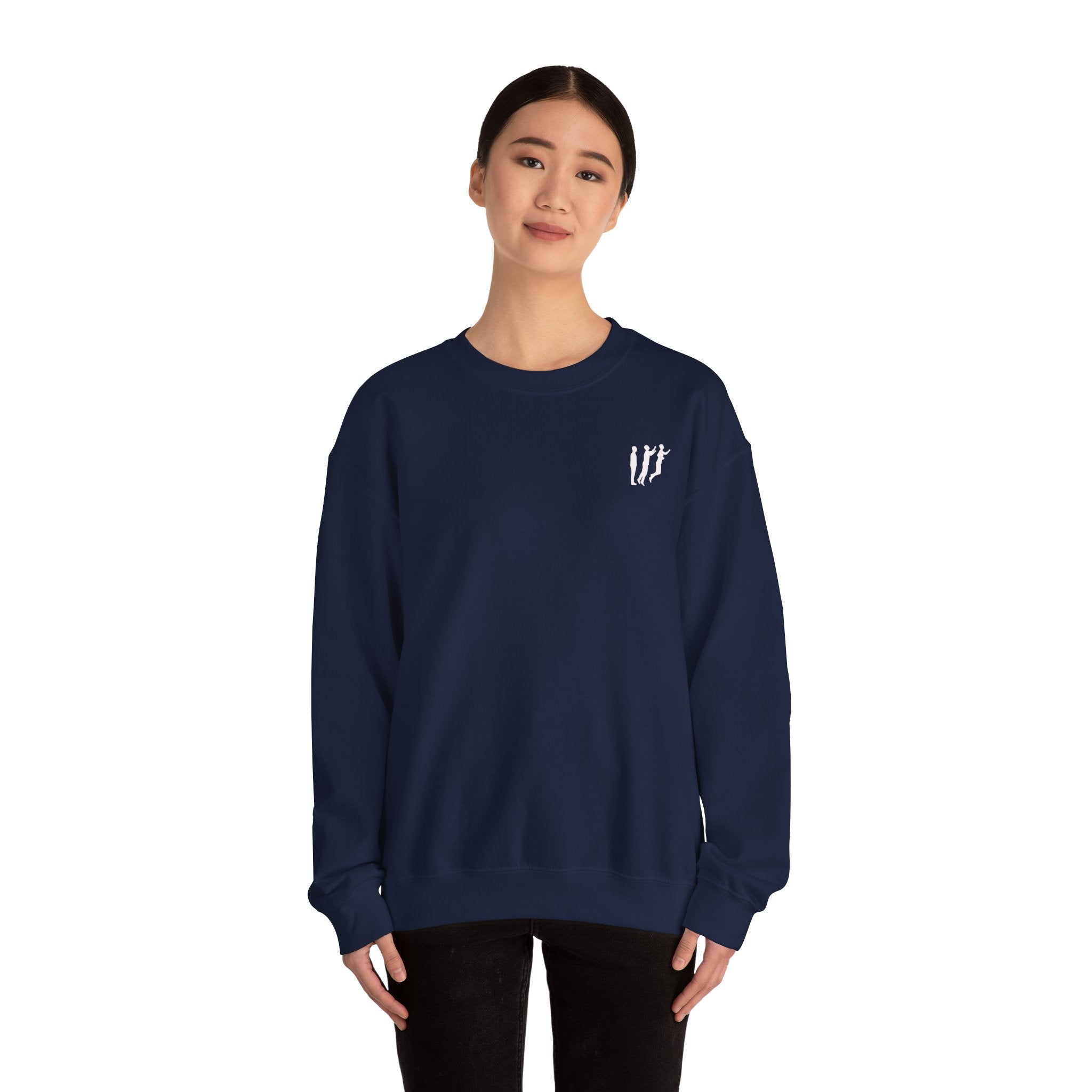 Perdurant Collective Logo Sweatshirt - Dark Minimal Unisex Graphic Crewneck