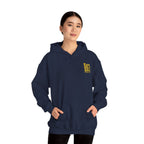 Perdurant Collective Footprint Hoodie - Dark Minimal Unisex Graphic Hoodie