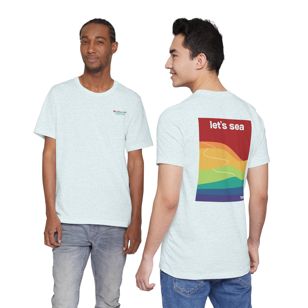 Perdurant Collective Let's Sea Trail T-Shirt - Light Graphic Summer Adventure Tee