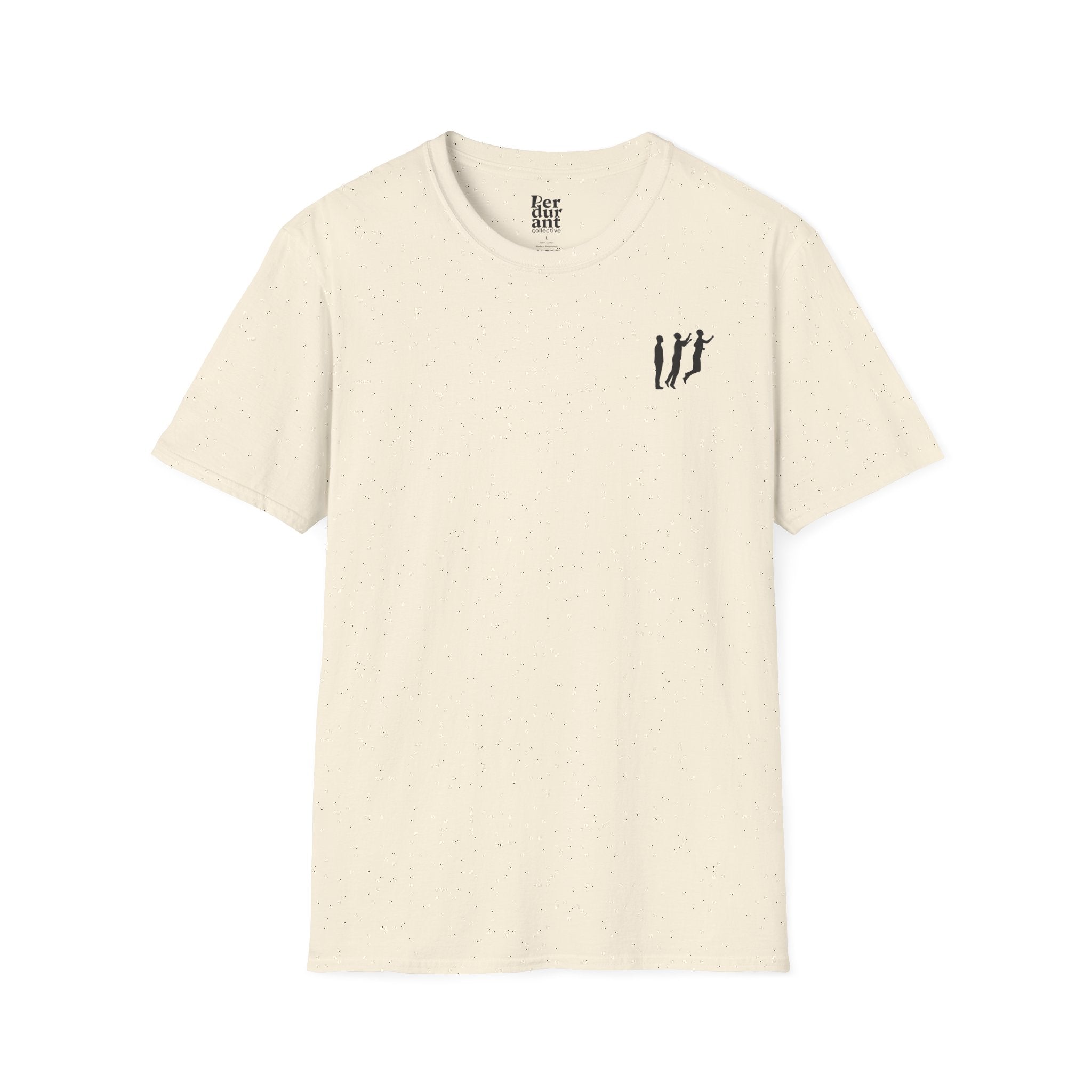 Perdurant Collective Logo T-Shirt - Light Minimal Unisex Graphic Tee