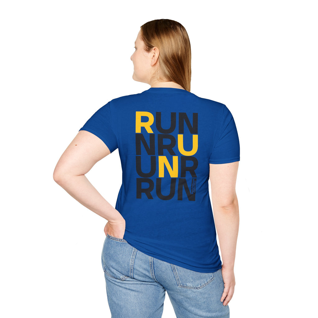 Perdurant Collective RUN RUN RUN T-Shirt - Light Unisex Graphic Running Tee
