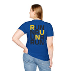 Perdurant Collective RUN RUN RUN T-Shirt - Light Unisex Graphic Running Tee