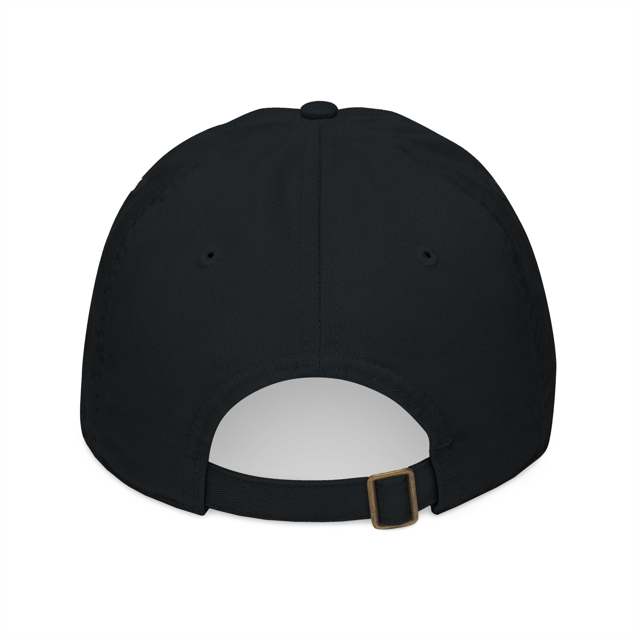 Perdurant Collective Logo Cap - Black Minimal Embroidered Hat