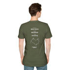 Perdurant Collective Running Statistics T-Shirt - Dark Unisex Graphic Marathon Tee
