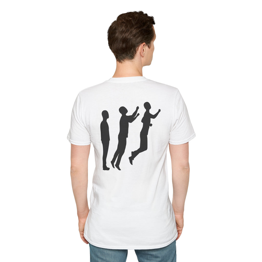 Perdurant Collective Reversed Logo T-Shirt - Light Minimal Unisex Graphic Tee