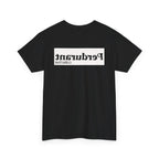 Perdurant Collective Outline Logo T-Shirt - Dark Minimal Unisex Graphic Tee