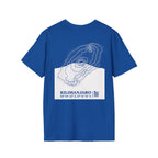 Kilimanjaro Topographic T-Shirt - Dark Unisex Mountain Relief Tee
