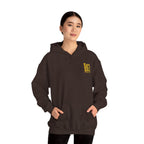 Perdurant Collective Footprint Hoodie - Dark Minimal Unisex Graphic Hoodie