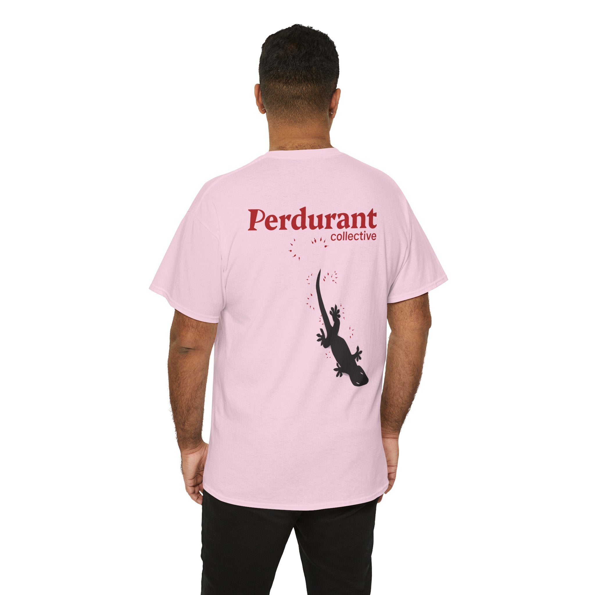 Perdurant Collective Footprint T-Shirt - Light Minimal Unisex Graphic Tee