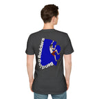 Perdurant Collective Bending Boulders T‑Shirt - Dark Climbing & Bouldering Black Graphic Tee