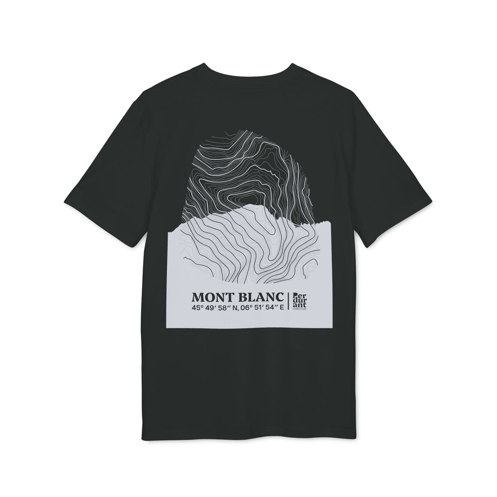 Mont Blanc Relief - the Classic Dark Unisex T-Shirt