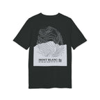 Mont Blanc Relief - the Classic Dark Unisex T-Shirt