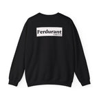 Perdurant Collective Logo Sweatshirt - Dark Minimal Unisex Graphic Crewneck