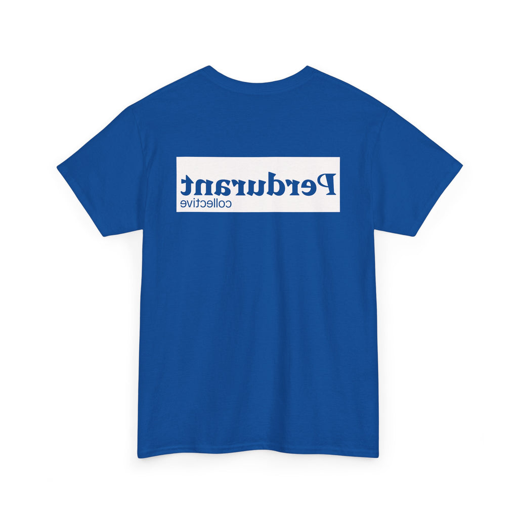 Perdurant Collective Outline Logo T-Shirt - Dark Minimal Unisex Graphic Tee