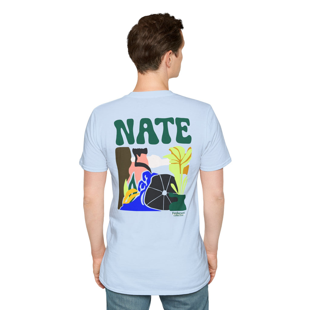 Nate Explores x Perdurant Collective T-Shirt - Unisex Flowers & Nature Graphic Tee