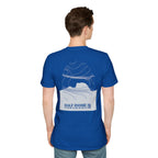 Half Dome Topographic T-Shirt - Dark Unisex Mountain Relief Tee